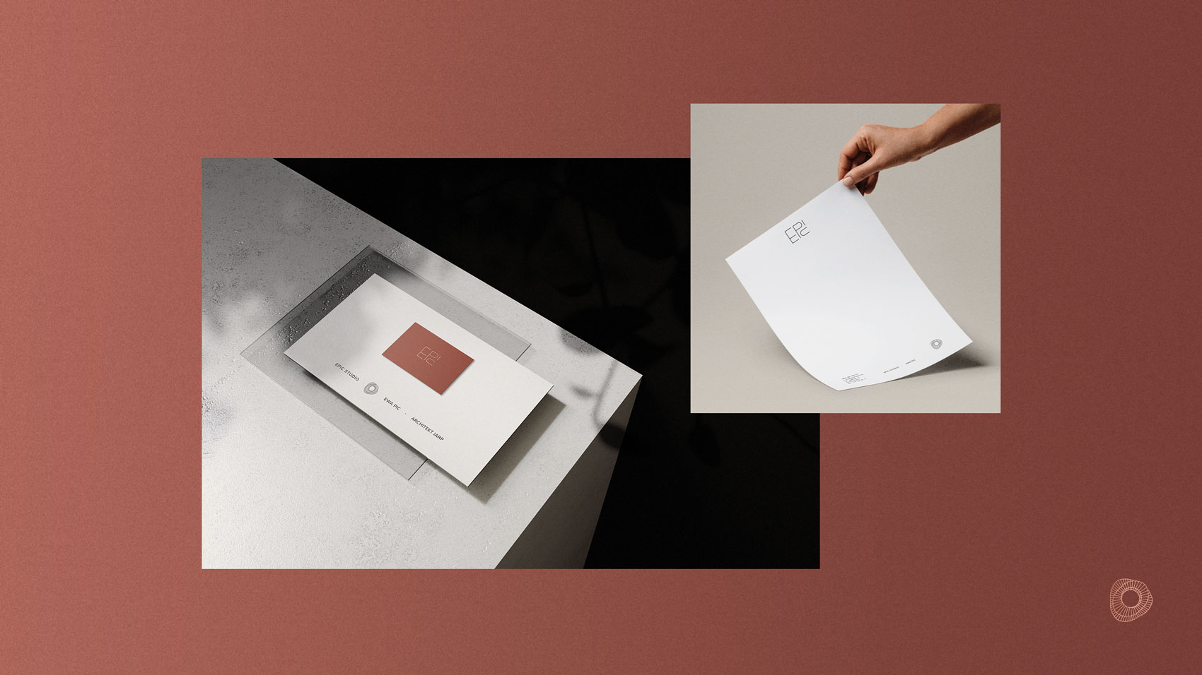 Visual identity for an architectural studio.